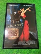 vintage moulin rouge poster framed