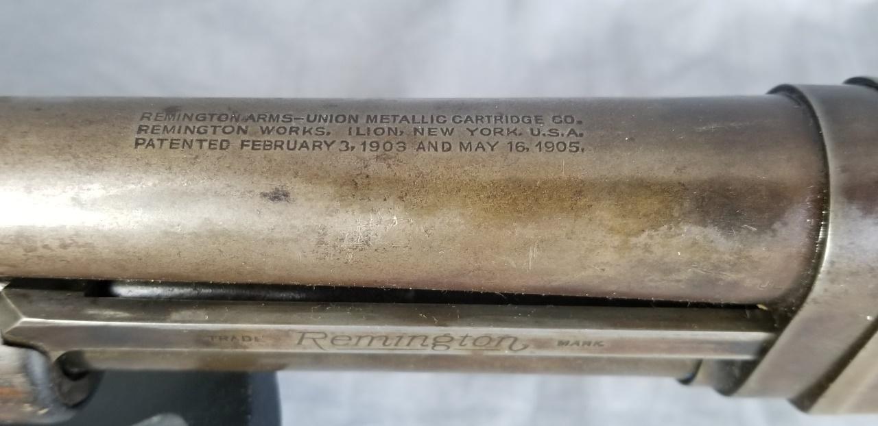 Remington 1903 Patent Date 12ga Shotgun