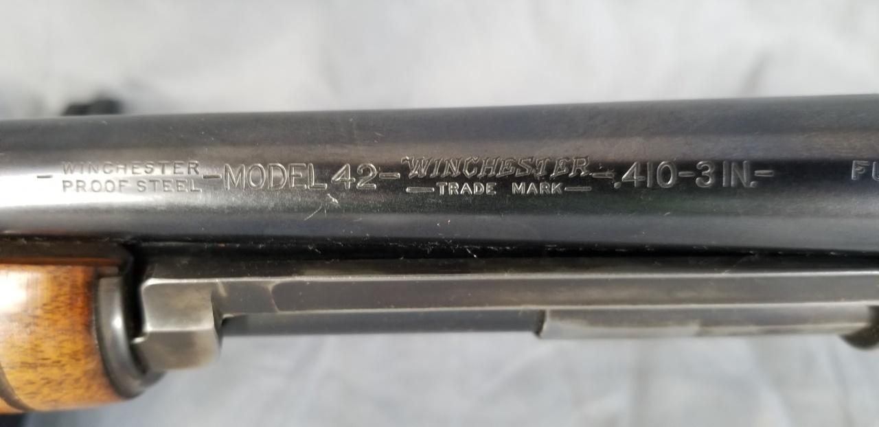 Winchester Model 42 .410 Shotgun