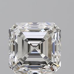 2.01 ct, Color F/VS2, Sq. Emerald cut Diamond