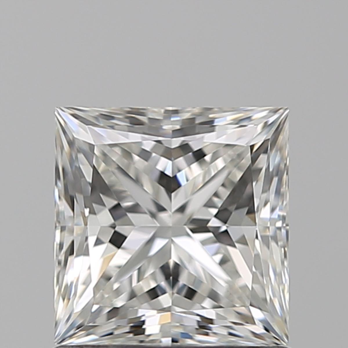 1.07 ct, Color G/VVS2, Princess cut Diamond