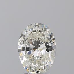 2.01 ct, Color H/VVS1, Oval cut Diamond