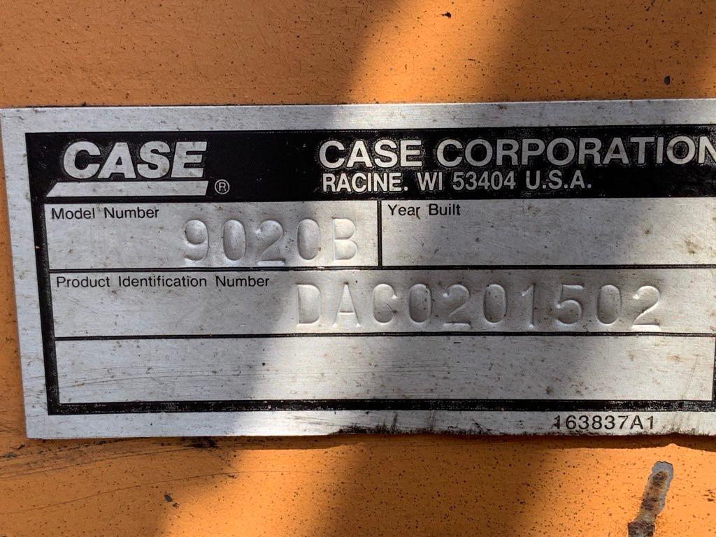 1997 Case 9020B Hydraulic Excavator