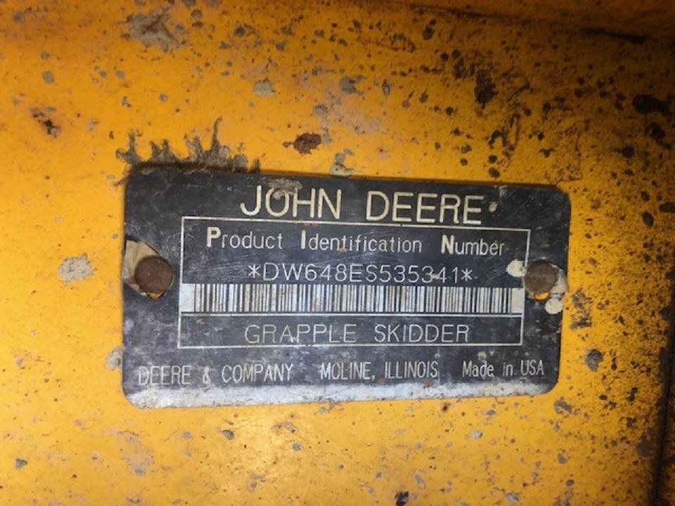 1992 John Deere 648E Grapple Skidder