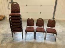 Padded Stackable Kitchen Chairs