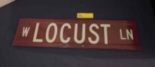 Locust Ln Street Sign