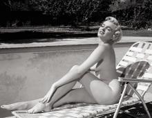 Jeff Yarber "Marilyn Monroe Morning Sun" 8x10 framed photo