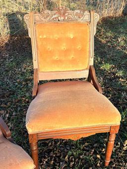 Victorian Child's Couch with Two Chairs (Pickup Only)