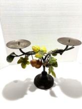 Metal Double Candle Holder