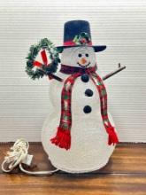 Large Lighted Snowman