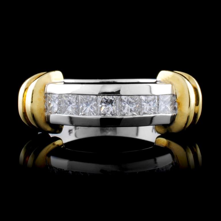 18K White Gold 0.54ctw Diamond Ring