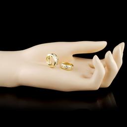 14K Gold 1.31ctw Diamond Earrings