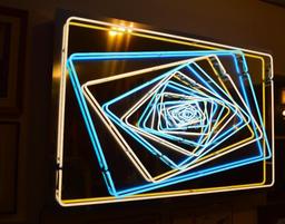 Richard C. Elliott (american, 1945-2008) "spiral Galaxy" 1996 Neon Studio Art