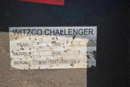 1988 Witzco Challenger LowBoy Trailer Model RGN