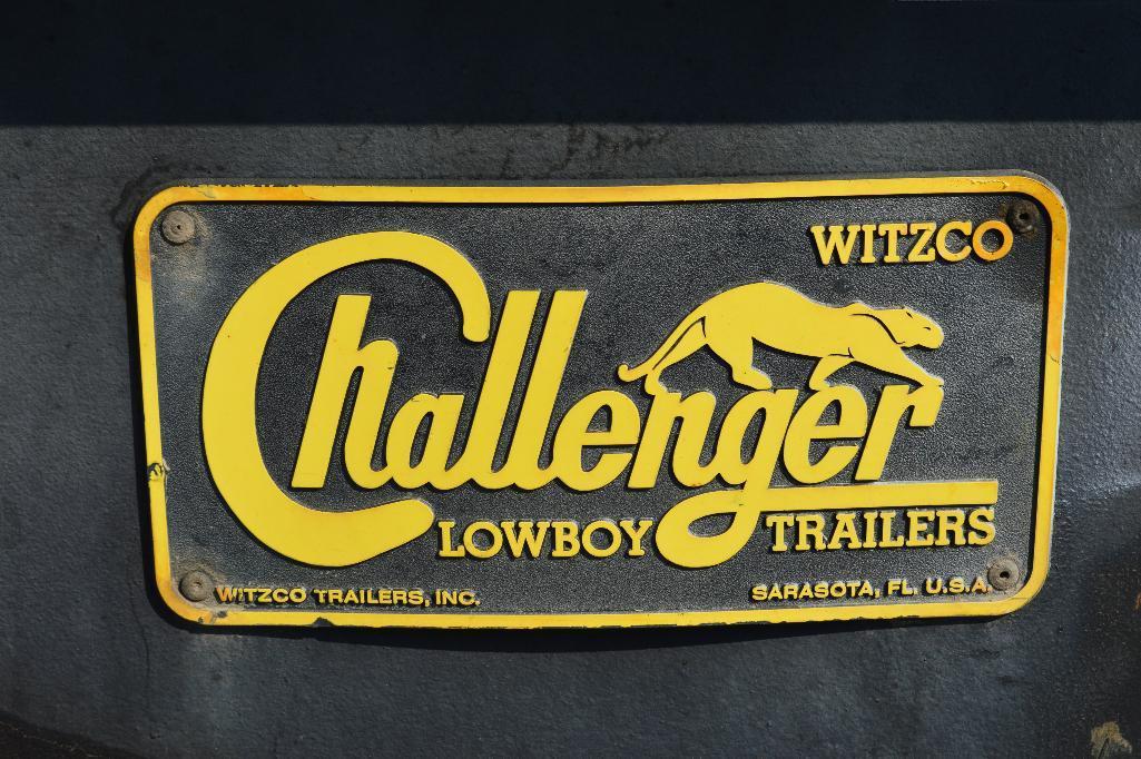 1988 Witzco Challenger LowBoy Trailer Model RGN