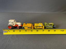 (4)Vintage Diecast tractor toys