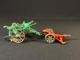(3) Vintage cast iron toys -see photo's-
