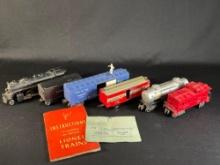 Lionel New York central lines train set w/ controller & large assortment of track -see photo's-
