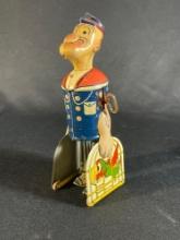 Marx Popeye Tin Litho Wind Up Toy