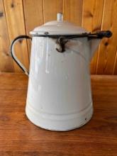 Antique Tall Porcelain Tea Pot