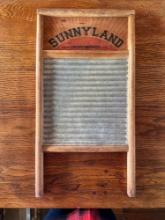 Antique Sunnyland Original Condition Washboard