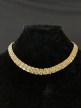 14K Gold Webb Necklace