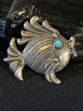 Sterling Silver Fish Pin