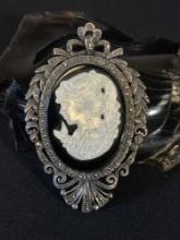 Victorian Sterling Silver Broach