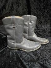 Men's Justin western style leather boots