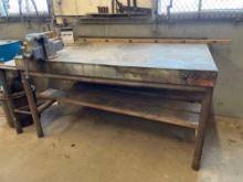 Heavy Duty Metal Work Bench (Vise Sold Seperately)