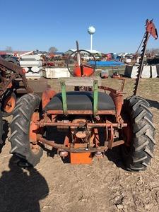 Allis chalmers wide front with sickle Belly mower