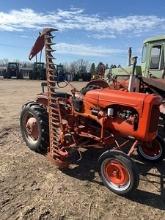 Allis chalmers wide front with sickle Belly mower