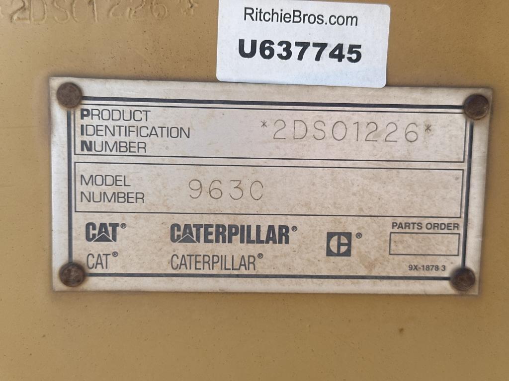 Cat 963c Crawler Loader