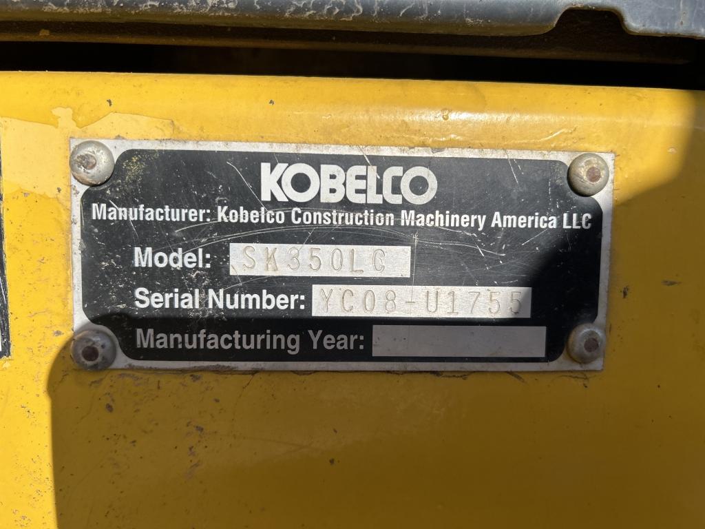 2007 Kobelco Sk350lc Excavator