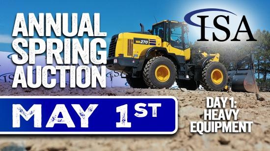 Annual Spring Heavy Equipment Auction - Day 1 of 6