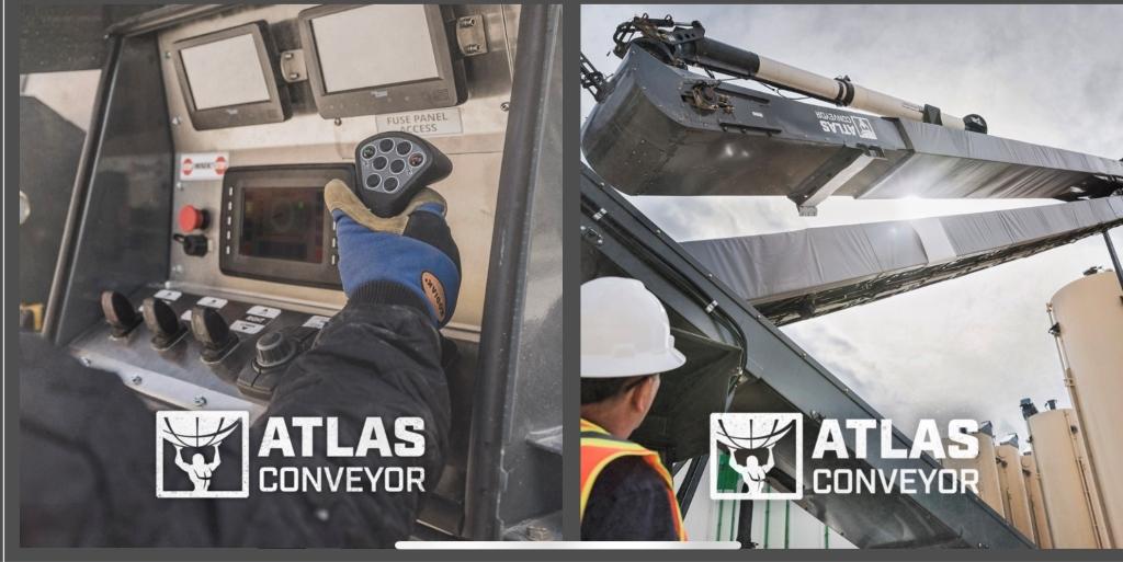 Atlas Dual Drive-over Towable Conveyor System