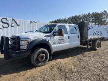 2010 Ford F-550 Flat Bed Truck