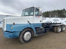 1990 White Gmc Cab And Chassis Hook Truck
