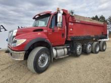 International 7600 Quad Axle Dump Truck