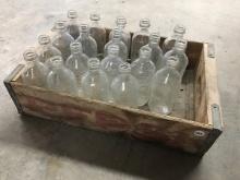 Pepsi Bottles and Crate