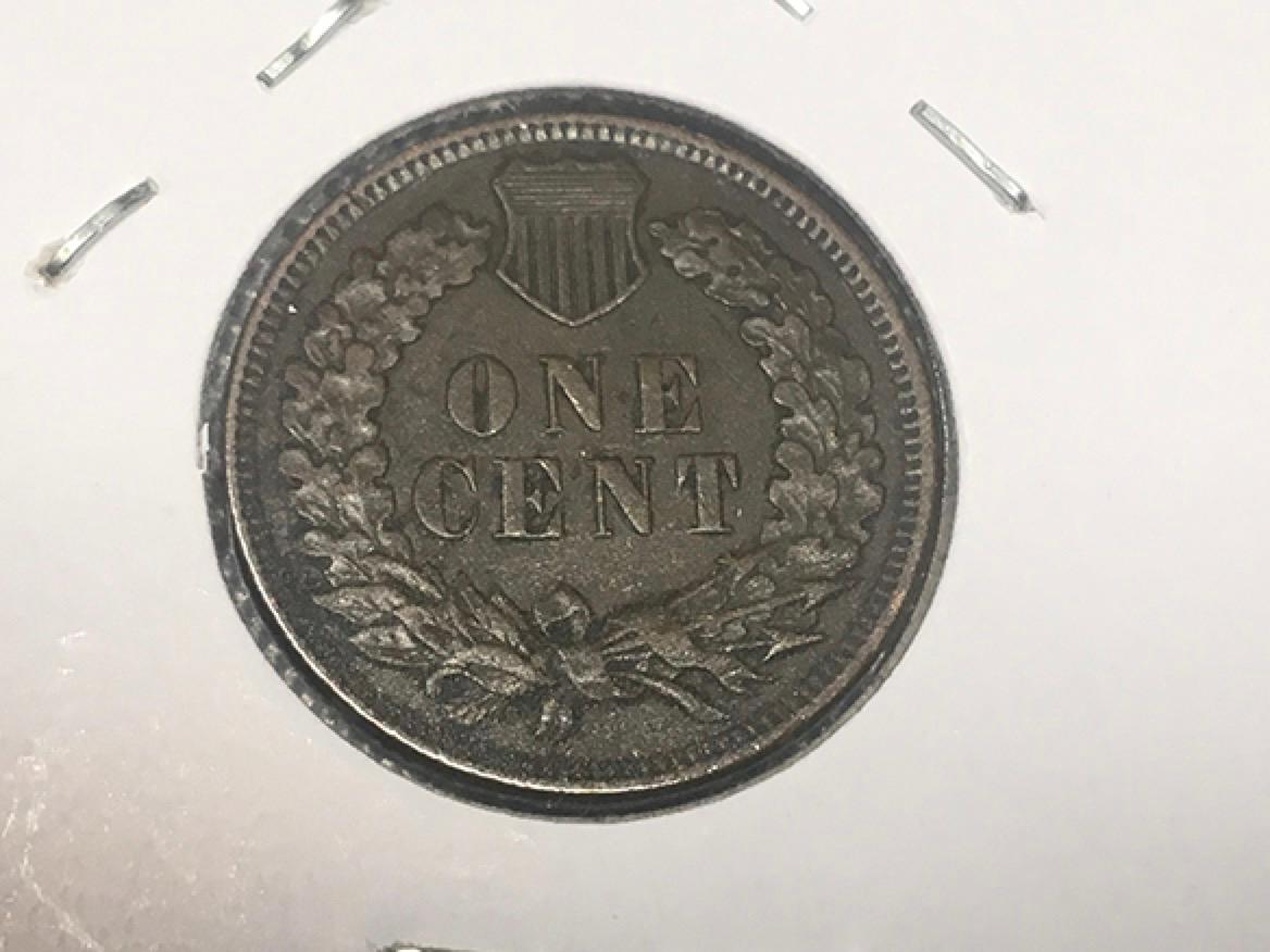 1906 Indian Head Cent Full Liberty AU
