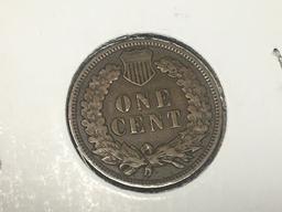 1908 Indian cent Liberty visible