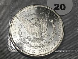 1880-S Morgan Dollar, UNC, PL Rev.