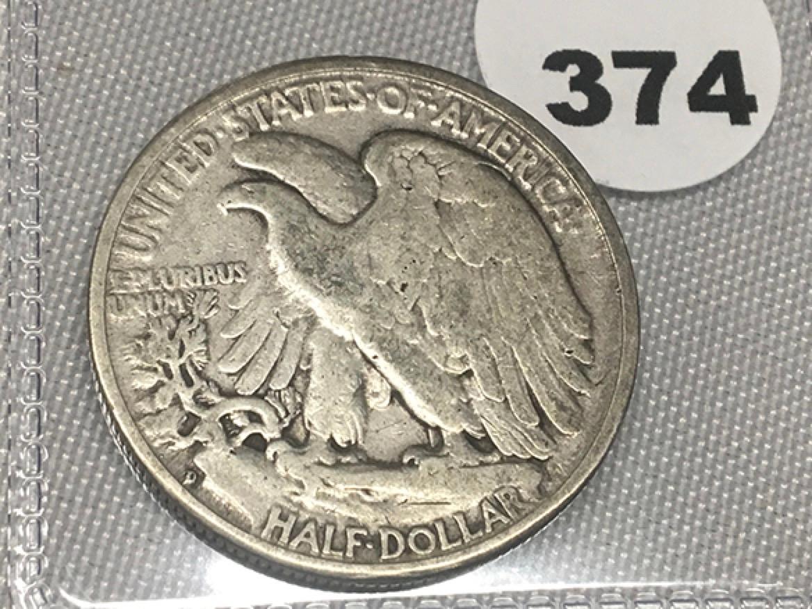 1945-D Walking Liberty Half dollar