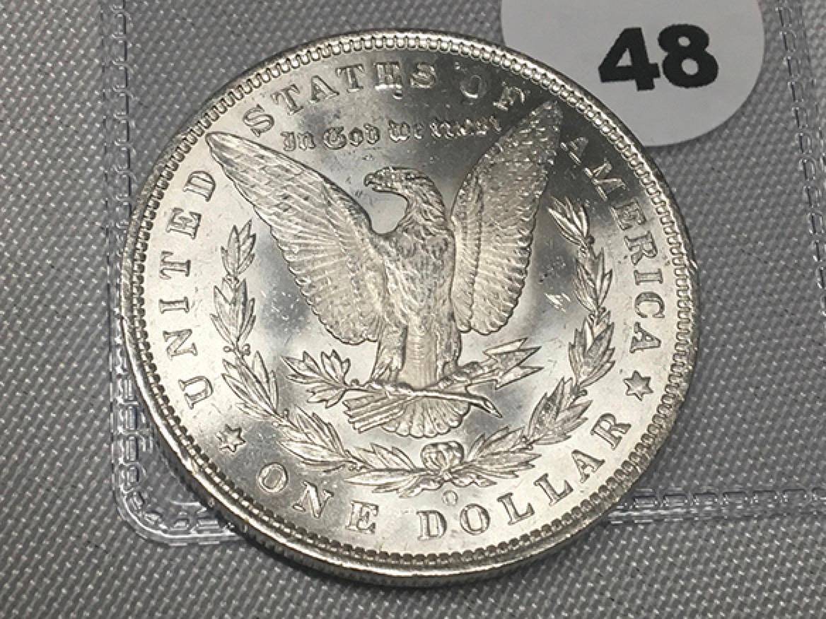 1885-O Morgan Dollar, AU