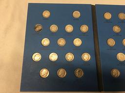 1946-1964 Silver Roosevelt Dime Book (50 Total Coins)