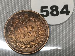 1902 Indian Head Cent, Rainbow OBV