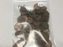 (108) 1950's - 60's Lincoln Cents