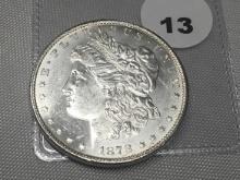 1878-S Morgan Dollar, UNC, PL Rev.
