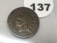 1873 Indian Head Cent